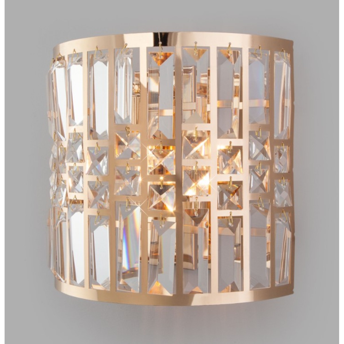 Настенный светильник с хрусталем