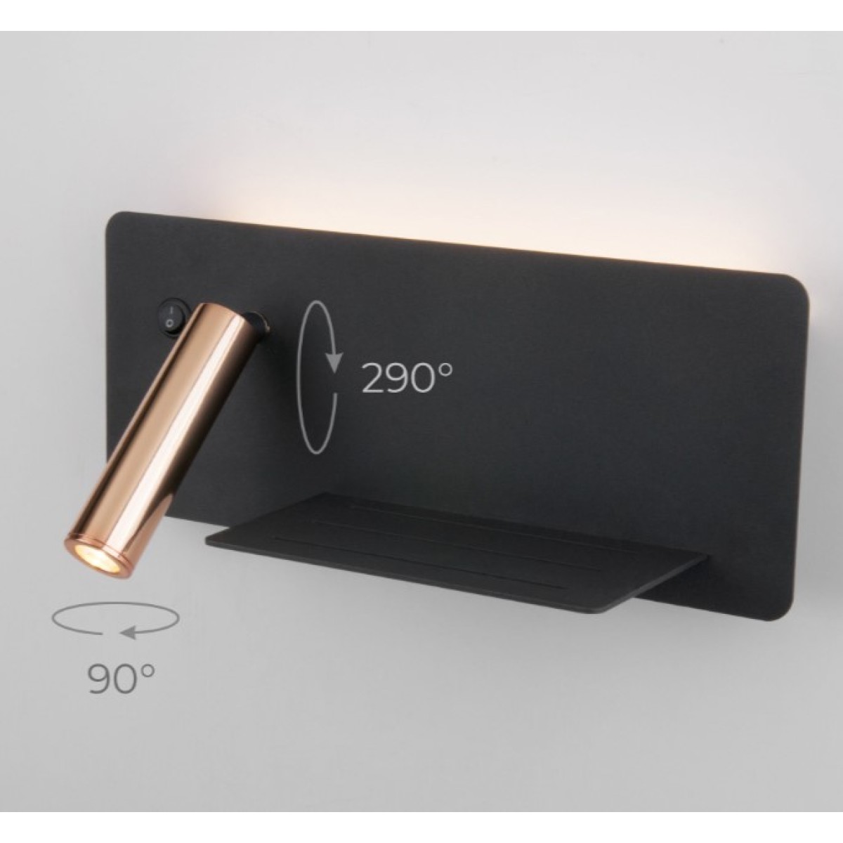 Настенный поворотный светодиодный светильник с USB Fant R LED 